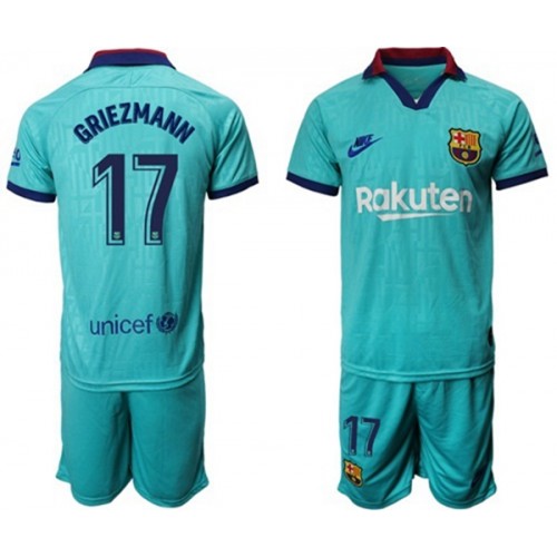 FC Barcelona Fodboldtrøjer Griezmann 17 Børn 3. sæt 2019/20 Kort ærmer FC Barcelona Fodboldtrøjer Griezmann 17 Børn 3. sæt 2019/20 Kort ærmer